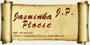 Jasminka Pločić vizit kartica